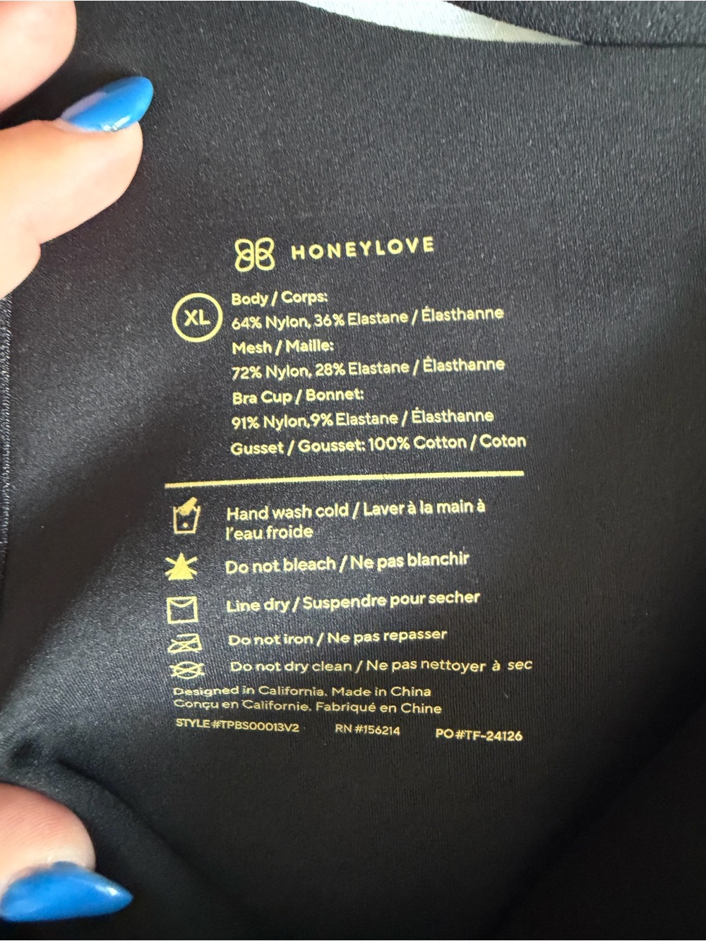 NWT Honeylove Mid Thigh Black Shapewear Bodysuit - Picture 13 of 17